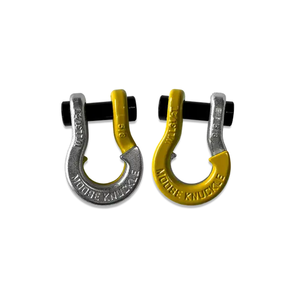 Jowl SxS Recovery Split Shackle 5/8 Nice Gal and Detonator Yellow Combo Moose Knuckle Offroad - Moose Knuckle Offroad - FN000025-151