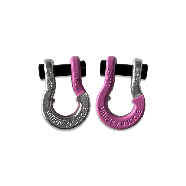 Jowl SxS Recovery Split Shackle 5/8 Nice Gal and Pretty Pink Combo Moose Knuckle Offroad - Moose Knuckle Offroad - FN000025-154