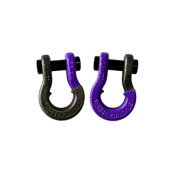Jowl SxS Recovery Split Shackle 5/8 Raw Dog and Grape Escape Combo Moose Knuckle Offroad - Moose Knuckle Offroad - FN000025-174