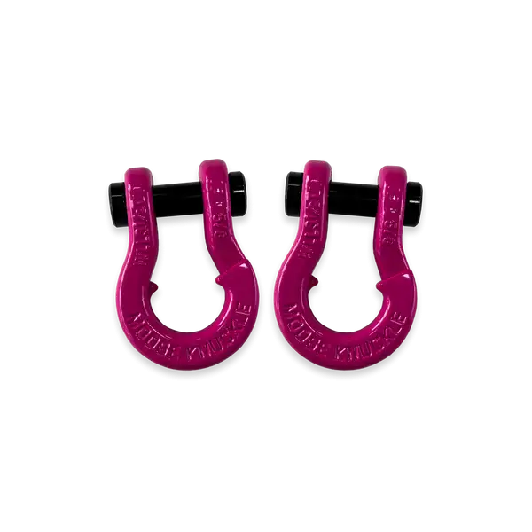 Jowl SxS Recovery Split Shackle 5/8 Pogo Pink and Pogo Pink Combo Moose Knuckle Offroad - Moose Knuckle Offroad - FN000025-184