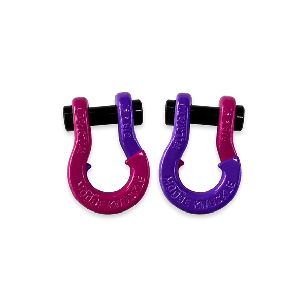 Jowl SxS Recovery Split Shackle 5/8 Pogo Pink and Grape Escape Combo Moose Knuckle Offroad - Moose Knuckle Offroad - FN000025-188