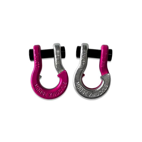 Jowl SxS Recovery Split Shackle 5/8 Pogo Pink and Nice Gal Combo Moose Knuckle Offroad - Moose Knuckle Offroad - FN000025-195