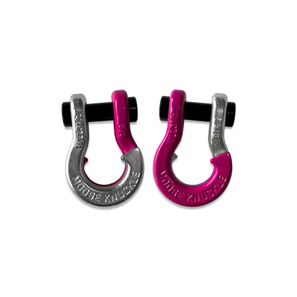Jowl SxS Recovery Split Shackle 5/8 Nice Gal and Pogo Pink Combo Moose Knuckle Offroad - Moose Knuckle Offroad - FN000025-208