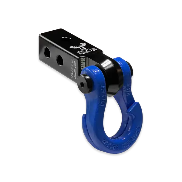 Jowl 3/4 Split Shackle and Mohawk 2.0 Receiver Combo Black Lung / Blue Balls Moose Knuckle Offroad - Moose Knuckle Offroad - FN000028-002