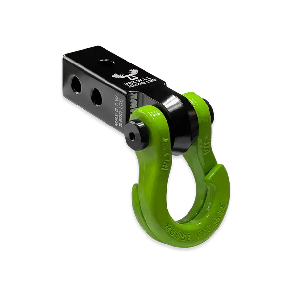Jowl 3/4 Split Shackle and Mohawk 2.0 Receiver Combo Black Lung / Sublime Green Moose Knuckle Offroad - Moose Knuckle Offroad - FN000028-003