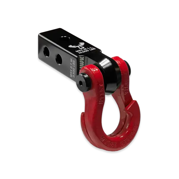 Jowl 3/4 Split Shackle and Mohawk 2.0 Receiver Combo Black Lung / Flame Red Moose Knuckle Offroad - Moose Knuckle Offroad - FN000028-006