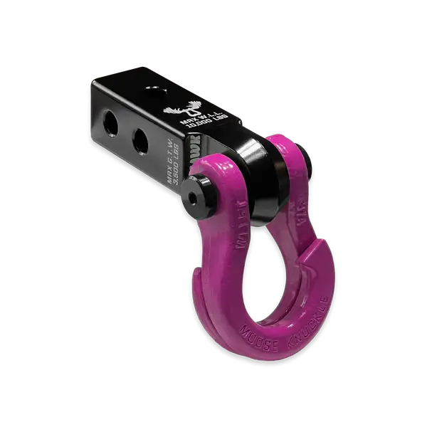 Jowl 3/4 Split Shackle and Mohawk 2.0 Receiver Combo Black Lung / Pogo Pink Moose Knuckle Offroad - Moose Knuckle Offroad - FN000028-008