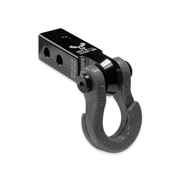 Jowl 3/4 Split Shackle and Mohawk 2.0 Receiver Combo Black Lung / Gun Gray Moose Knuckle Offroad - Moose Knuckle Offroad - FN000028-010