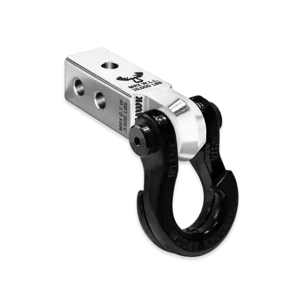 Jowl 3/4 Split Shackle and Mohawk 2.0 Receiver Combo Atomic Silver / Black Hole Moose Knuckle Offroad - Moose Knuckle Offroad - FN000029-009