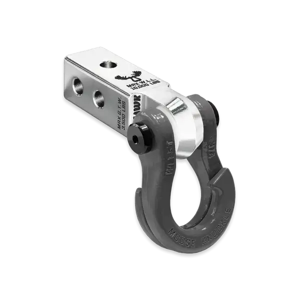 Jowl 3/4 Split Shackle and Mohawk 2.0 Receiver Combo Atomic Silver / Gun Gray Moose Knuckle Offroad - Moose Knuckle Offroad - FN000029-010