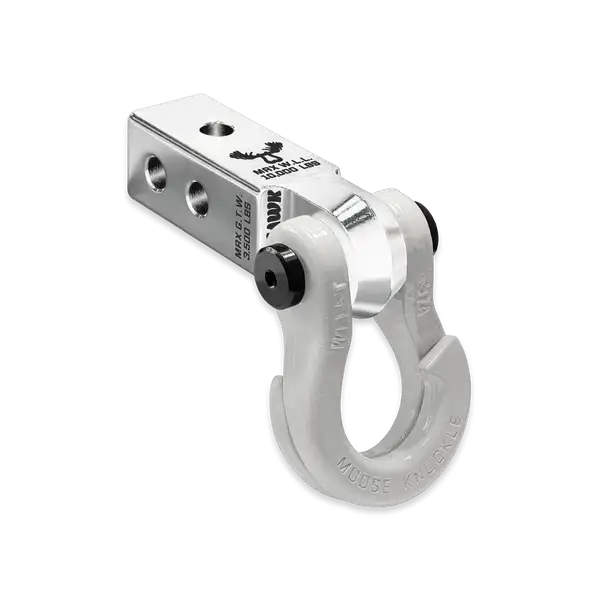 Jowl 3/4 Split Shackle and Mohawk 2.0 Receiver Combo Atomic Silver / Pure White Moose Knuckle Offroad - Moose Knuckle Offroad - FN000029-011