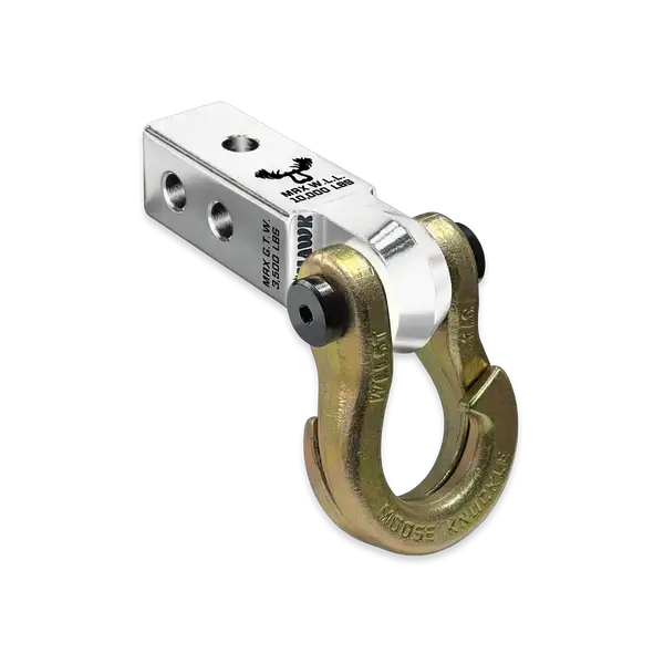 Jowl 3/4 Split Shackle and Mohawk 2.0 Receiver Combo Atomic Silver / Brass Knuckle Moose Knuckle Offroad - Moose Knuckle Offroad - FN000029-013