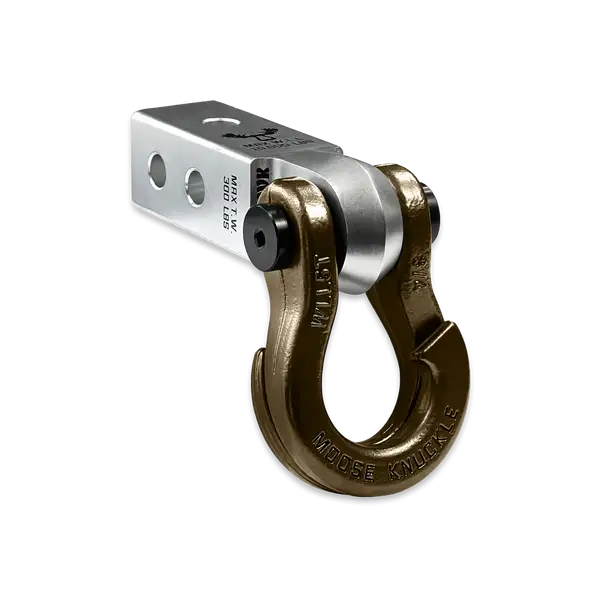Jowl 3/4 Split Shackle and Mohawk 2.0 Receiver Combo Atomic Silver / Buff Bronze Moose Knuckle Offroad - Moose Knuckle Offroad - FN000029-015