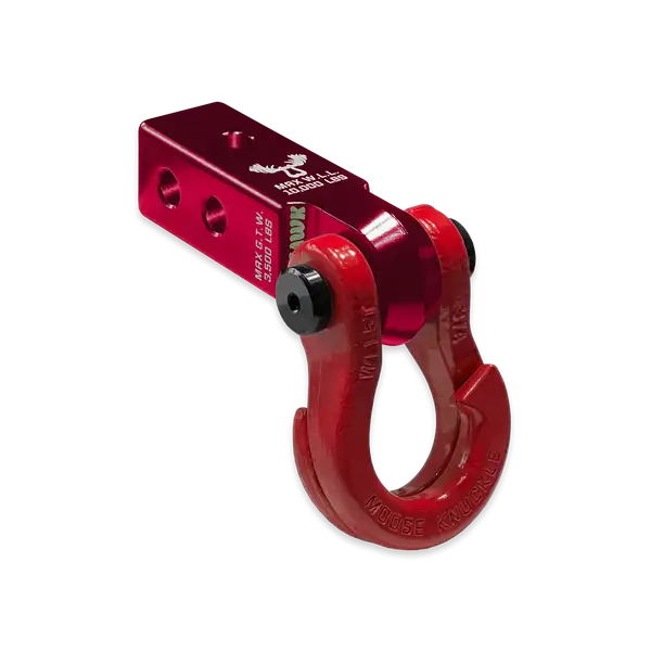 Jowl 3/4 Split Shackle and Mohawk 2.0 Receiver Combo Red Rum / Flame Red Moose Knuckle Offroad - Moose Knuckle Offroad - FN000030-006