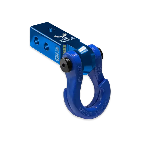 Jowl 3/4 Split Shackle and Mohawk 2.0 Receiver Combo Blue Pill / Blue Balls Moose Knuckle Offroad - Moose Knuckle Offroad - FN000031-002