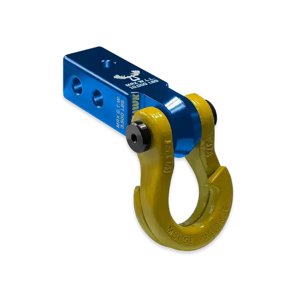 Jowl 3/4 Split Shackle and Mohawk 2.0 Receiver Combo Blue Pill / Detonator Yellow Moose Knuckle Offroad - Moose Knuckle Offroad - FN000031-004
