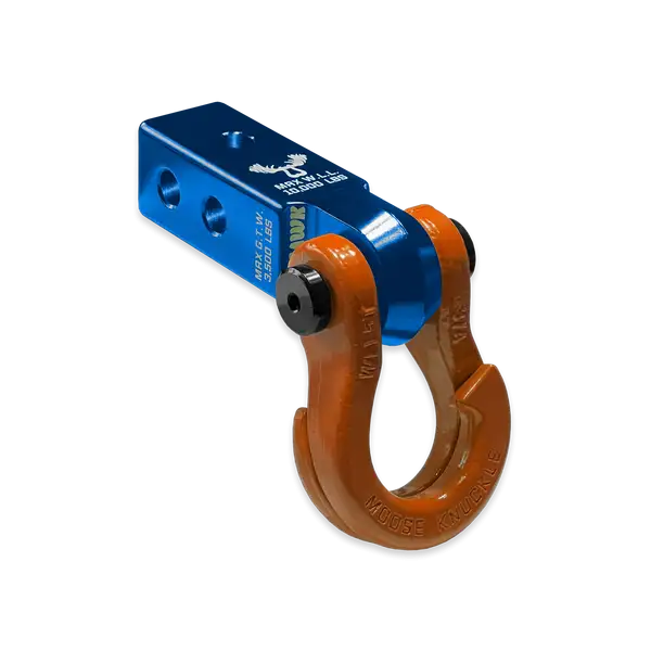 Jowl 3/4 Split Shackle and Mohawk 2.0 Receiver Combo Blue Pill / Obscene Orange Moose Knuckle Offroad - Moose Knuckle Offroad - FN000031-005