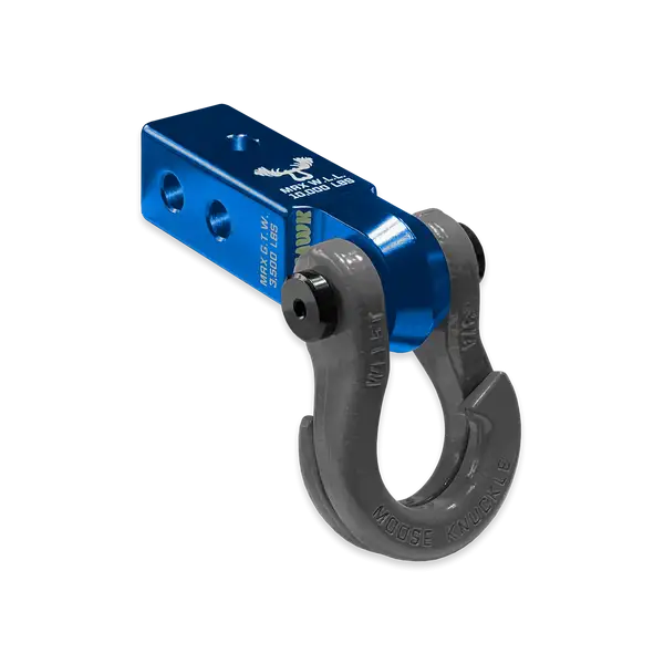 Jowl 3/4 Split Shackle and Mohawk 2.0 Receiver Combo Blue Pill / Gun Gray Moose Knuckle Offroad - Moose Knuckle Offroad - FN000031-010