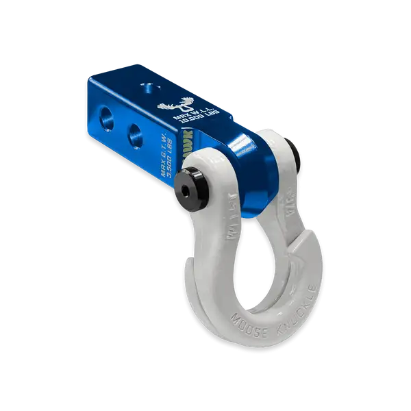 Jowl 3/4 Split Shackle and Mohawk 2.0 Receiver Combo Blue Pill / Pure White Moose Knuckle Offroad - Moose Knuckle Offroad - FN000031-011