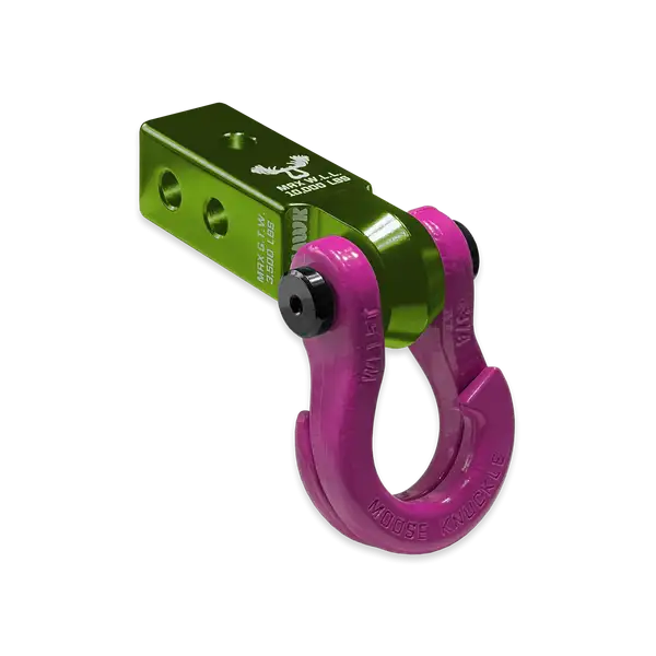 Jowl 3/4 Split Shackle and Mohawk 2.0 Receiver Combo Bean Green / Pogo Pink Moose Knuckle Offroad - Moose Knuckle Offroad - FN000032-008