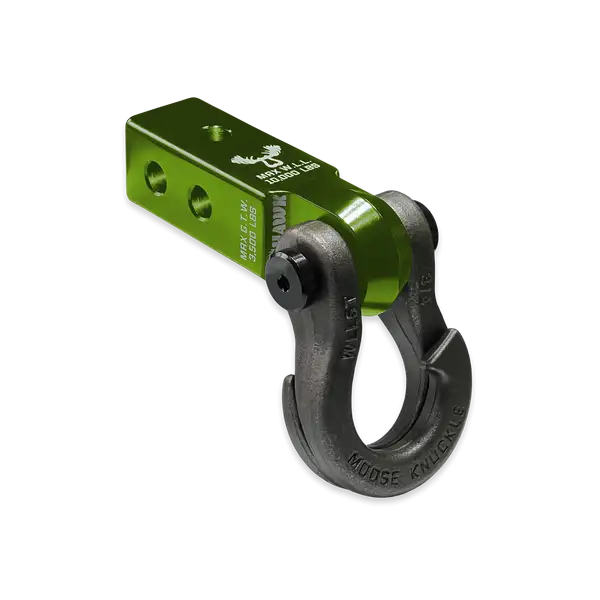 Jowl 3/4 Split Shackle and Mohawk 2.0 Receiver Combo Bean Green / Raw Dog Moose Knuckle Offroad - Moose Knuckle Offroad - FN000032-014