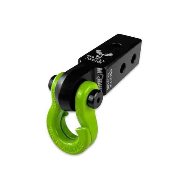 Jowl 5/8 Split Shackle and Mohawk 2.0 x 5/8 Receiver Combo Black Lung / Sublime Green Moose Knuckle Offroad - Moose Knuckle Offroad - FN000038-003