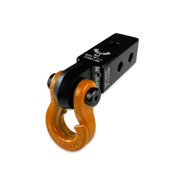 Jowl 5/8 Split Shackle and Mohawk 2.0 x 5/8 Receiver Combo Black Lung / Obscene Orange Moose Knuckle Offroad - Moose Knuckle Offroad - FN000038-005