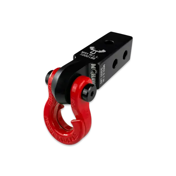 Jowl 5/8 Split Shackle and Mohawk 2.0 x 5/8 Receiver Combo Black Lung / Flame Red Moose Knuckle Offroad - Moose Knuckle Offroad - FN000038-006