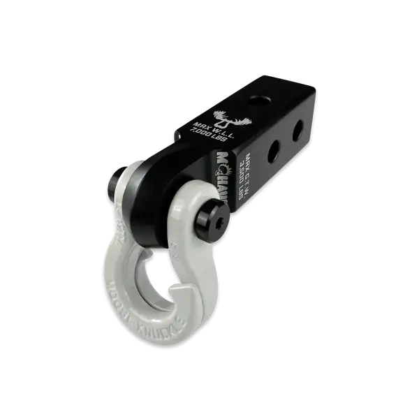 Jowl 5/8 Split Shackle and Mohawk 2.0 x 5/8 Receiver Combo Black Lung / Pure White Moose Knuckle Offroad - Moose Knuckle Offroad - FN000038-011