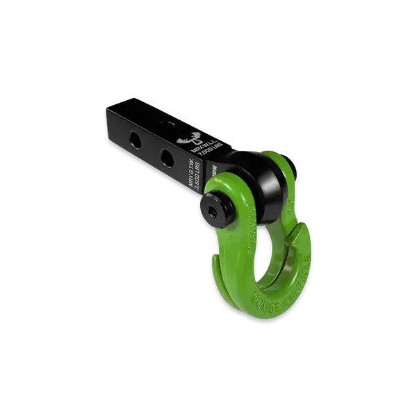 Jowl 5/8 Split Shackle and Mohawk 1.25 Receiver Combo Black Lung / Sublime Green Moose Knuckle Offroad - Moose Knuckle Offroad - FN000042-003
