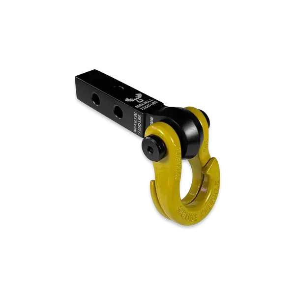 Jowl 5/8 Split Shackle and Mohawk 1.25 Receiver Combo Black Lung / Detonator Yellow Moose Knuckle Offroad - Moose Knuckle Offroad - FN000042-004
