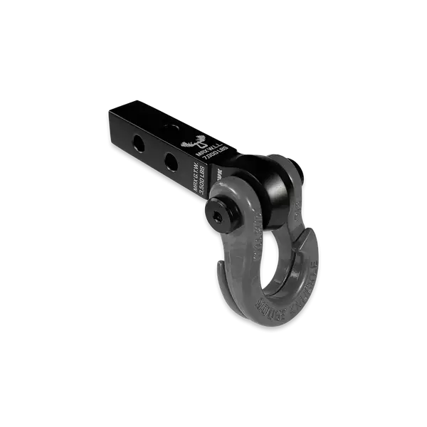 Jowl 5/8 Split Shackle and Mohawk 1.25 Receiver Combo Black Lung / Gun Gray Moose Knuckle Offroad - Moose Knuckle Offroad - FN000042-010