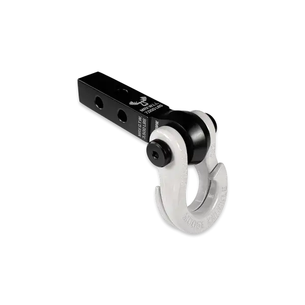 Jowl 5/8 Split Shackle and Mohawk 1.25 Receiver Combo Black Lung / Pure White Moose Knuckle Offroad - Moose Knuckle Offroad - FN000042-011