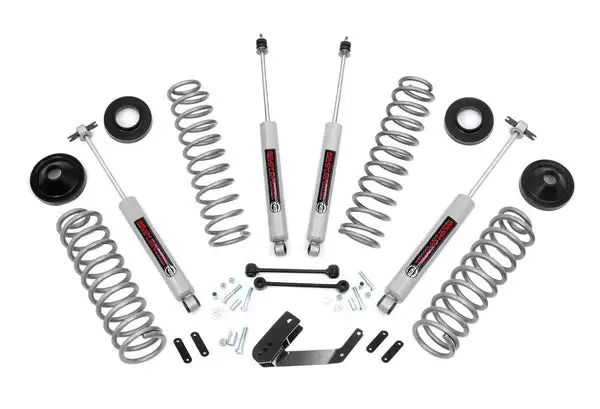 3.25 Inch Lift Kit | Jeep Wrangler JK 4WD (2007-2018) - Rough Country - PERF693