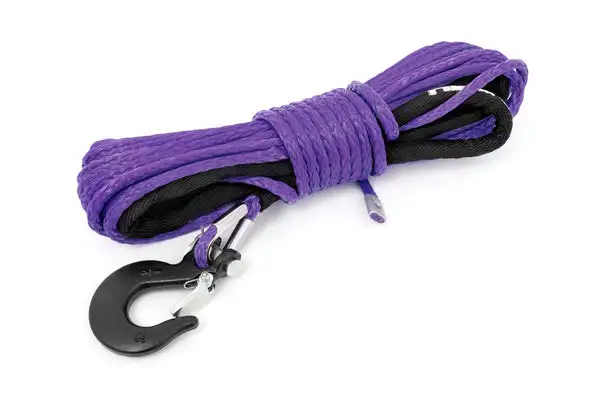 Synthetic Rope | 1/4 Inch | 50 Ft | Purple - Rough Country - RS162