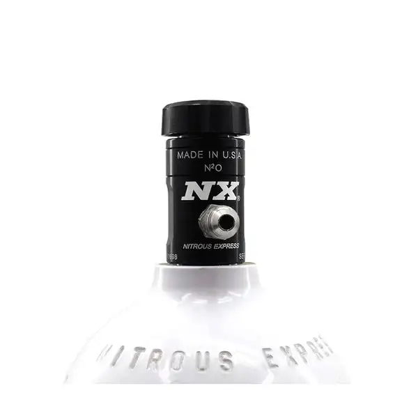 Nitrous Express BILLET ALUM. M/C BOTTLE VALVE 3/4" THREAD W/ O-RING (11698-2.0P)
