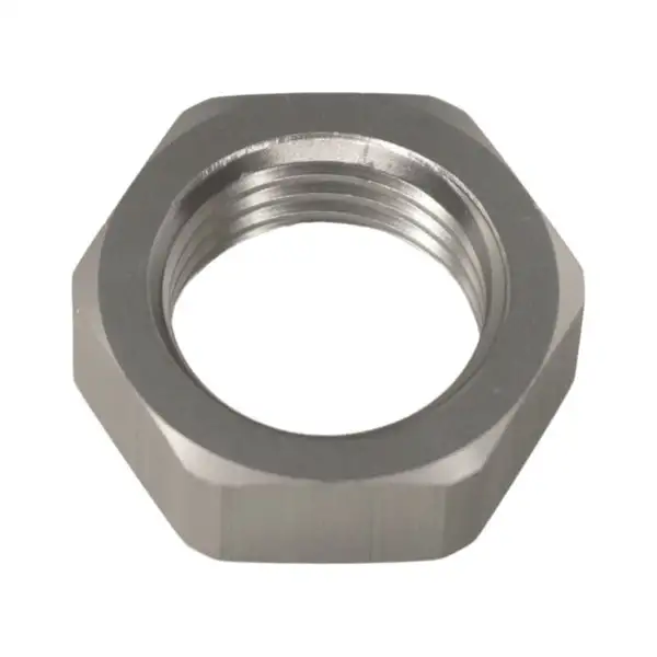 DeatschWerks 6AN Bulkhead Nut Smaller OD - Anodized DW Titanium(6-02-0729)