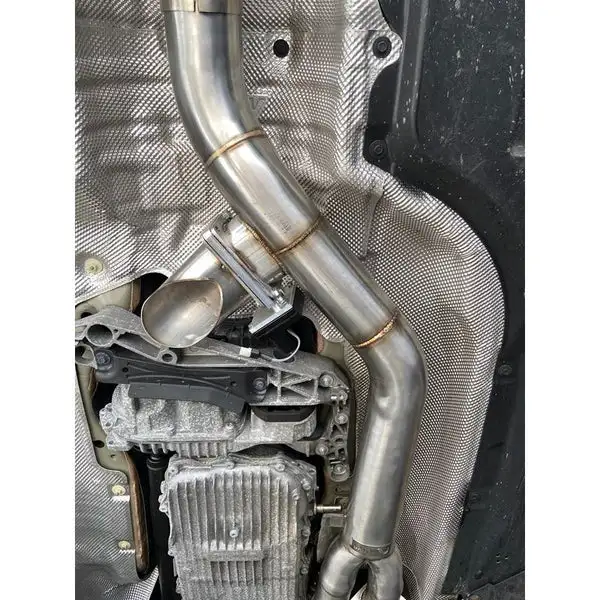 Active Autowerke G80/G82 Race exhaust GOLIATH w DUMP / brush tips (100mm) (11-116D)