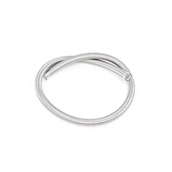 Deatschwerks 8AN SS Double Braided PTFE Hose, 3 feet (6-02-0862-3)