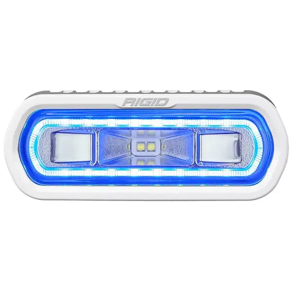 Rigid Industries SR-L Series Marine LED Flood/Spreader w/ Blue Halo - Universal (51101)