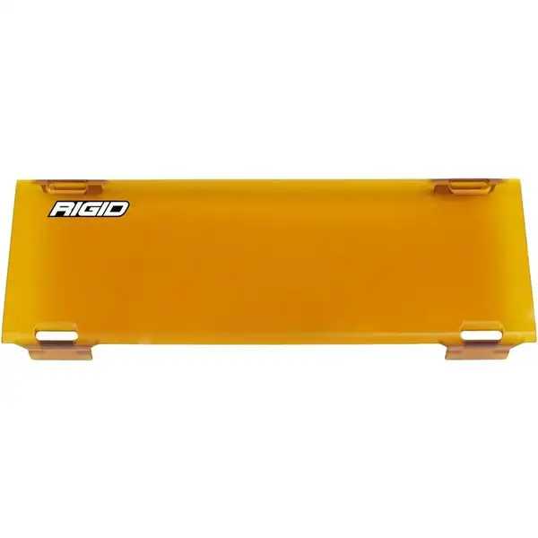 Rigid Industries 10in E-Series Light Cover - Amber -trim 4in 6in (110933)