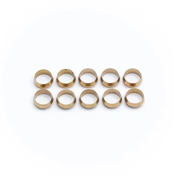 Deatschwerks Replacement Hard Line Compression Olives, 1/2" (Pack of 10) (6-02-0119)