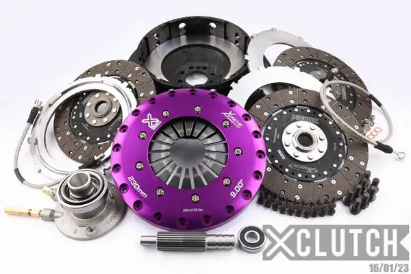 XClutch 09-15 Cadillac CTS V 6.2L 9in Triple Solid Organic Clutch Kit (XKGM23633-3G)