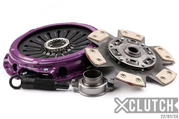 XClutch 07-17 Mitsubishi Lancer EVO X 2.0L Stage 2 Sprung Ceramic Clutch Kit (XKMI24011-1B)