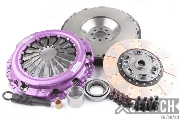 XClutch 03-06 Nissan 350Z Track 3.5L Stage 2 Cushioned Ceramic Clutch Kit (XKNI25525-1C)