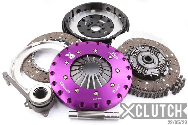 XClutch 08-09 Audi A3 Sportback 2.0L 9in Twin Sprung Organic Clutch Kit (XKVW23698-2A)