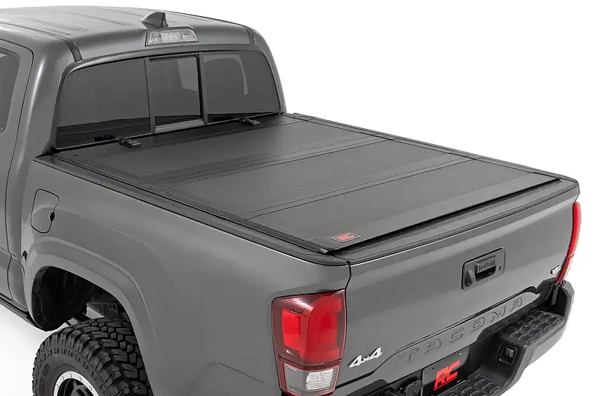 Hard Tri-Fold Flip Up Bed Cover - 5' Bed - Toyota Tacoma 2WD 4WD (16-23)