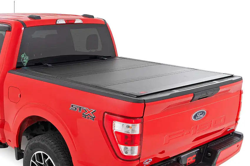 Hard Tri-Fold Flip Up Bed Cover - 5'7 In. Bed - Ford F-150 (15-20)