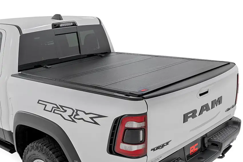 Hard Tri-Fold Flip Up Bed Cover - 6'4" - Ram 1500 (19-23) 1500 TRX (21-23)
