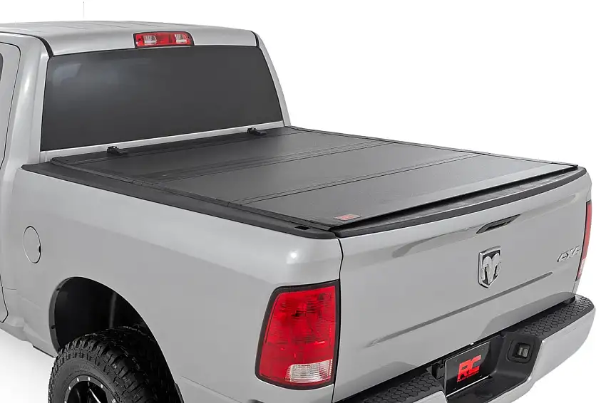 Hard Tri-Fold Flip Up Bed Cover - 6'4 In. Bed - Ram 1500 (10-18) 2500 (10-23)